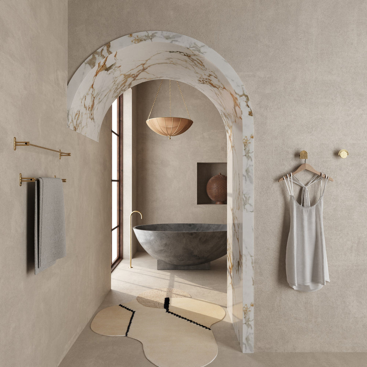 Champagne Bronze Bathroom Hardware