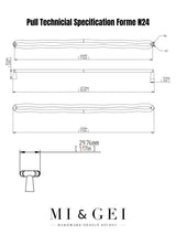 Closet Bar Pull Technical Specification 