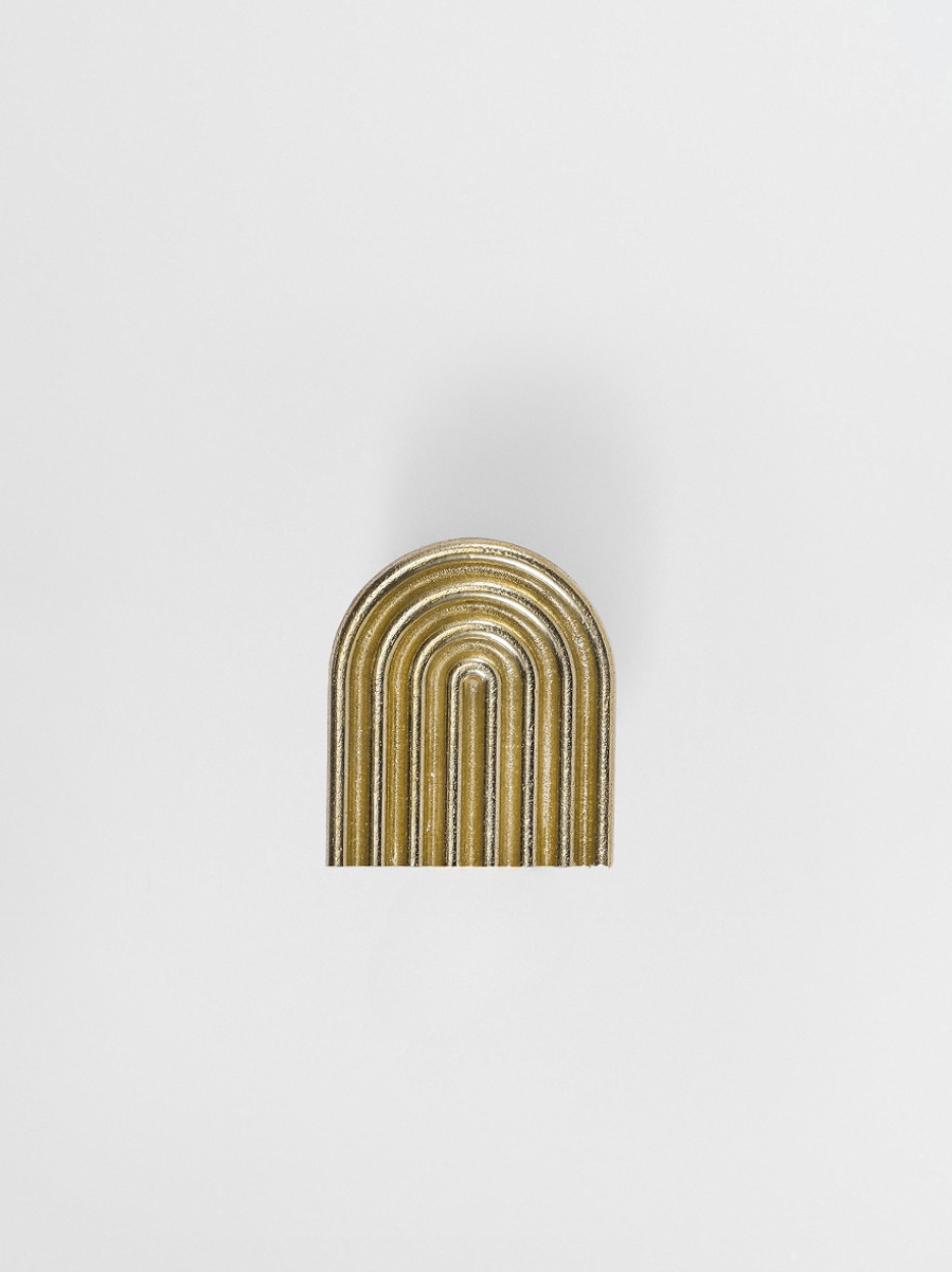CURTAIN TIE BACK N09 in Brass finish | Mi&Gei