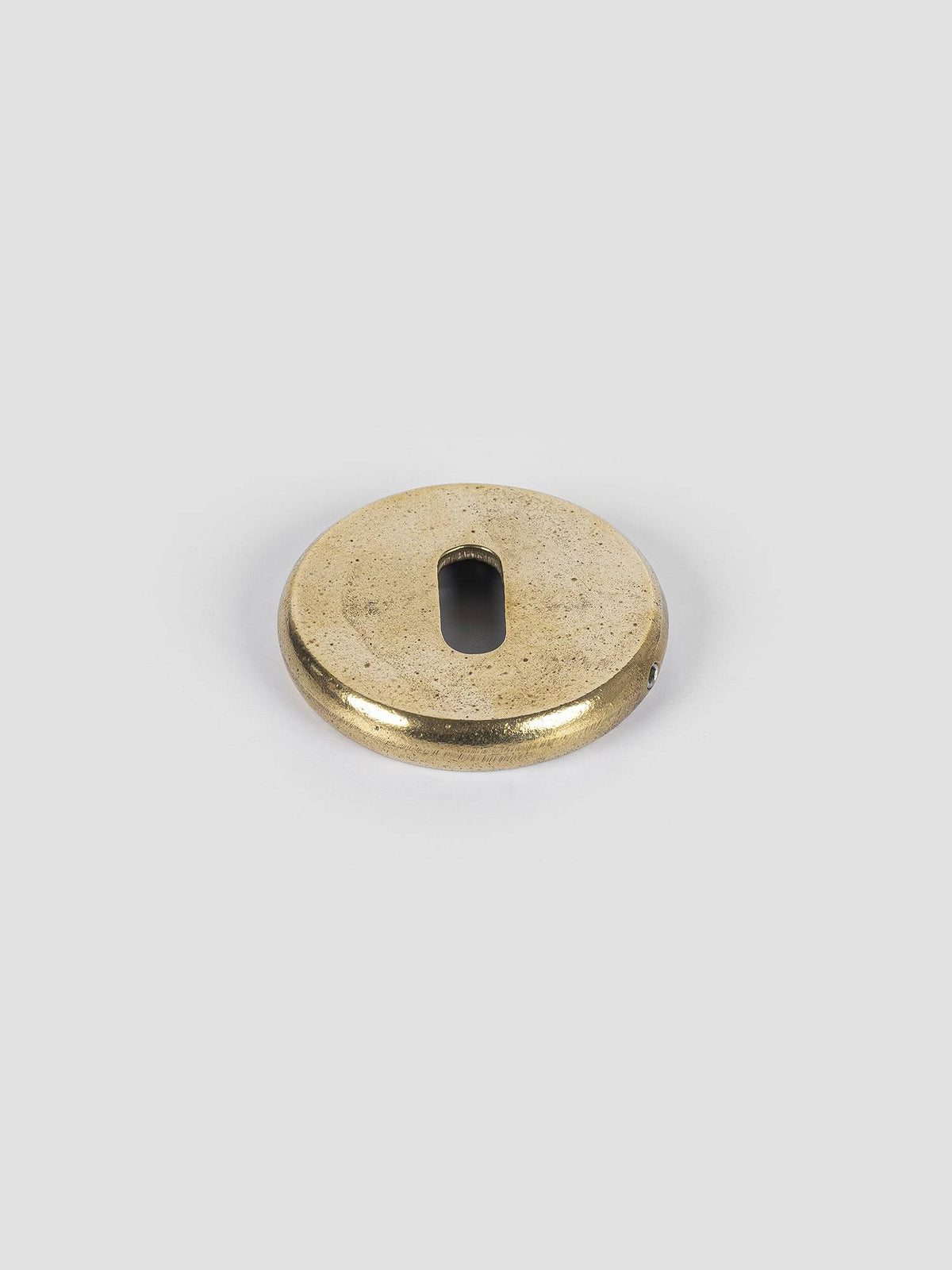 KEY ESCUTCHEON L - DOOR HANDLES N25 & N26 in Brass finish | Mi&Gei