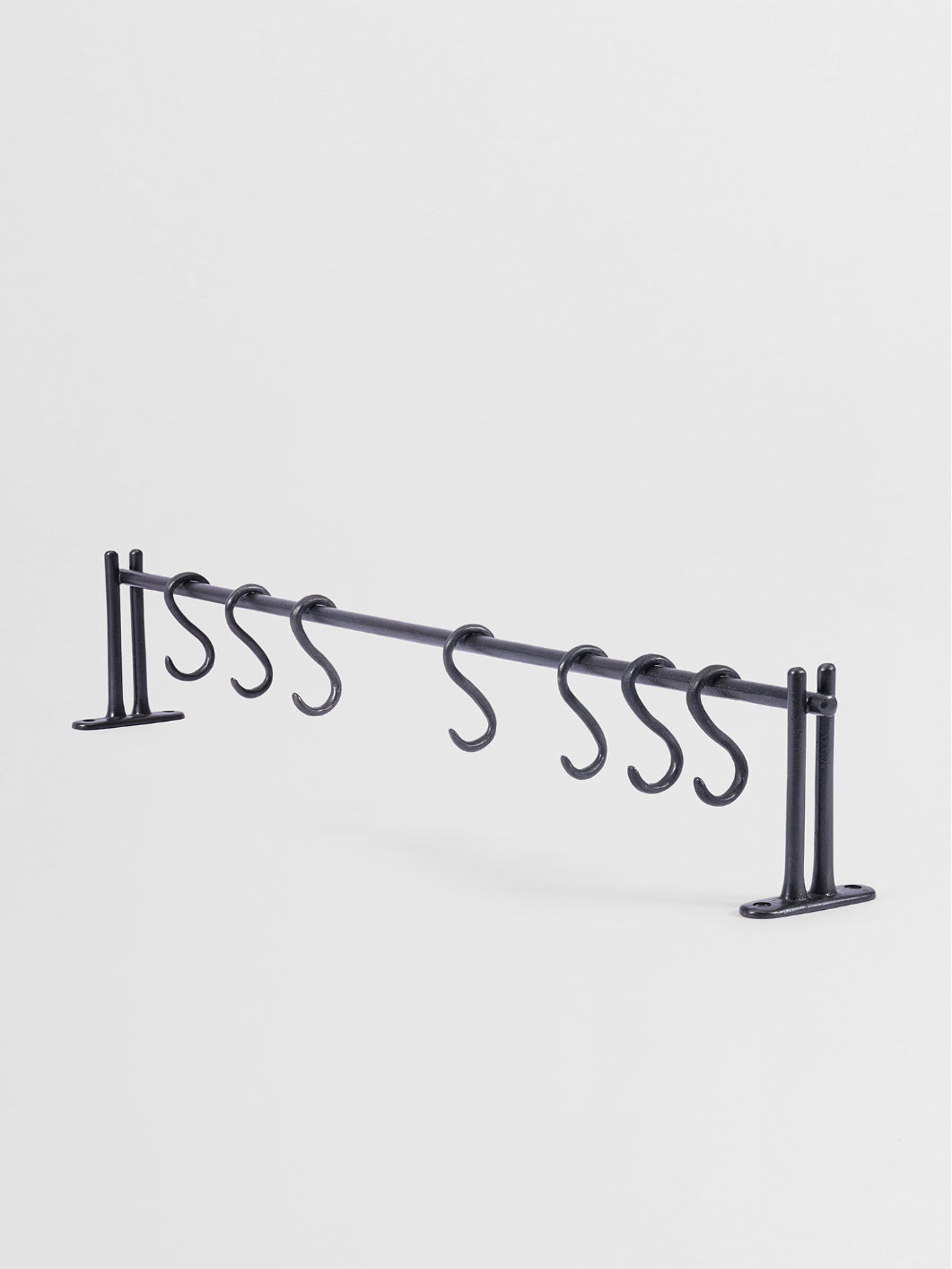 KITCHEN HANGING RAILS 24″ Forme N°01 in Carbon Black finish | Mi&Gei