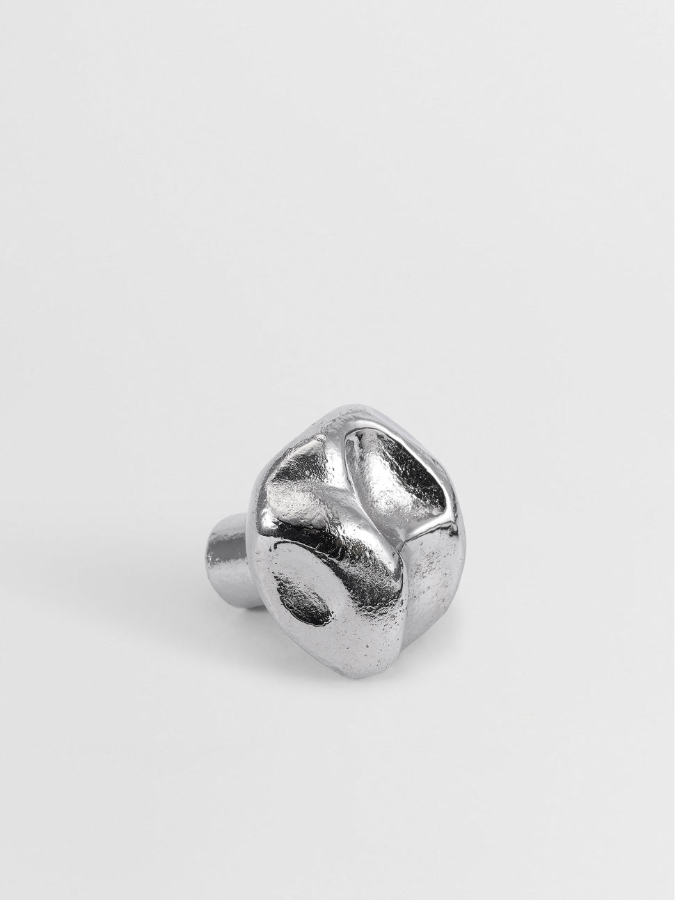 Brass Cabinet Knobs Forme N°04 in Nickel finish | Mi&Gei