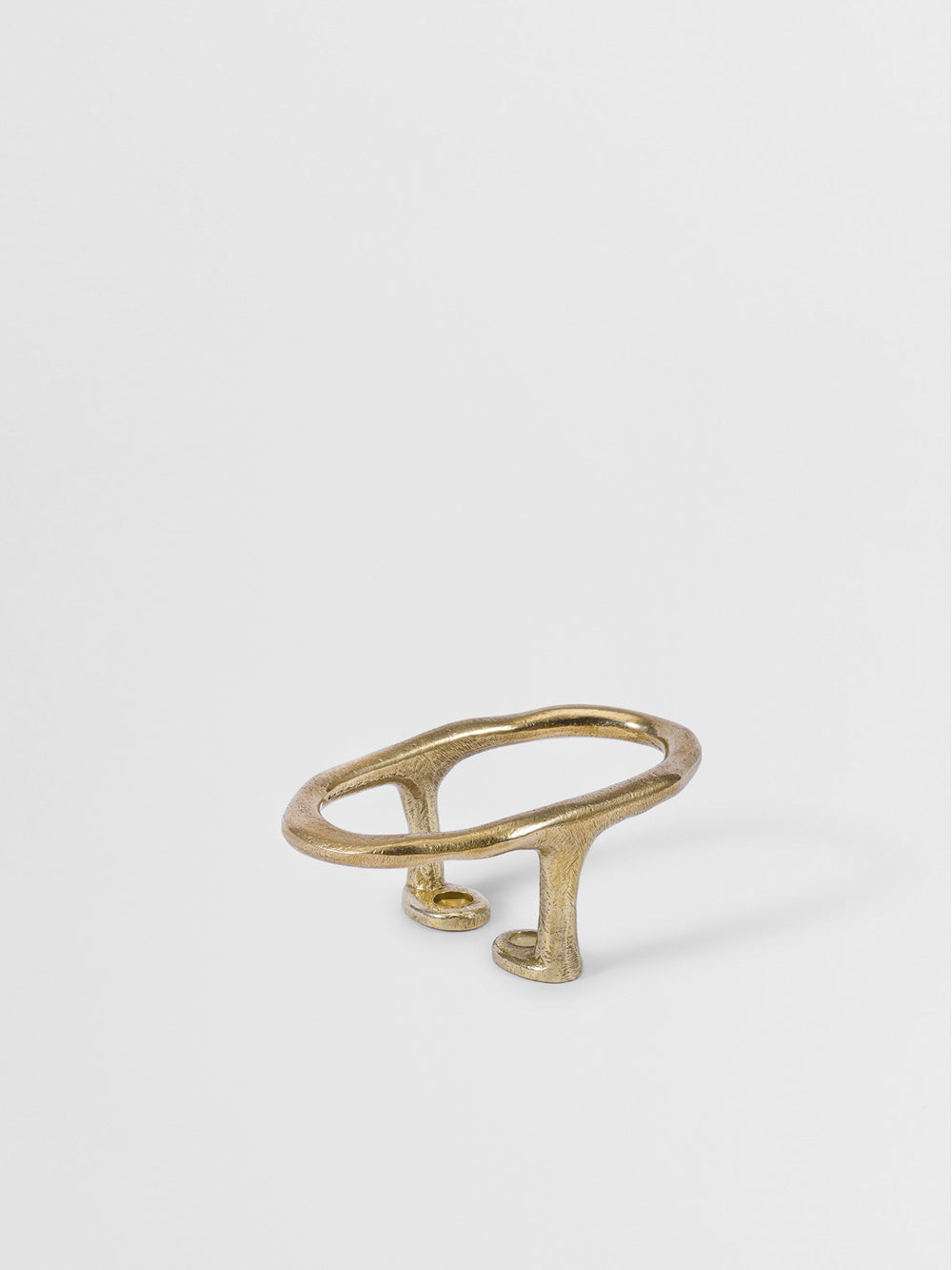 JEWELRY RING WALL HOOK Forme N°07 in Brass finish | Mi&Gei