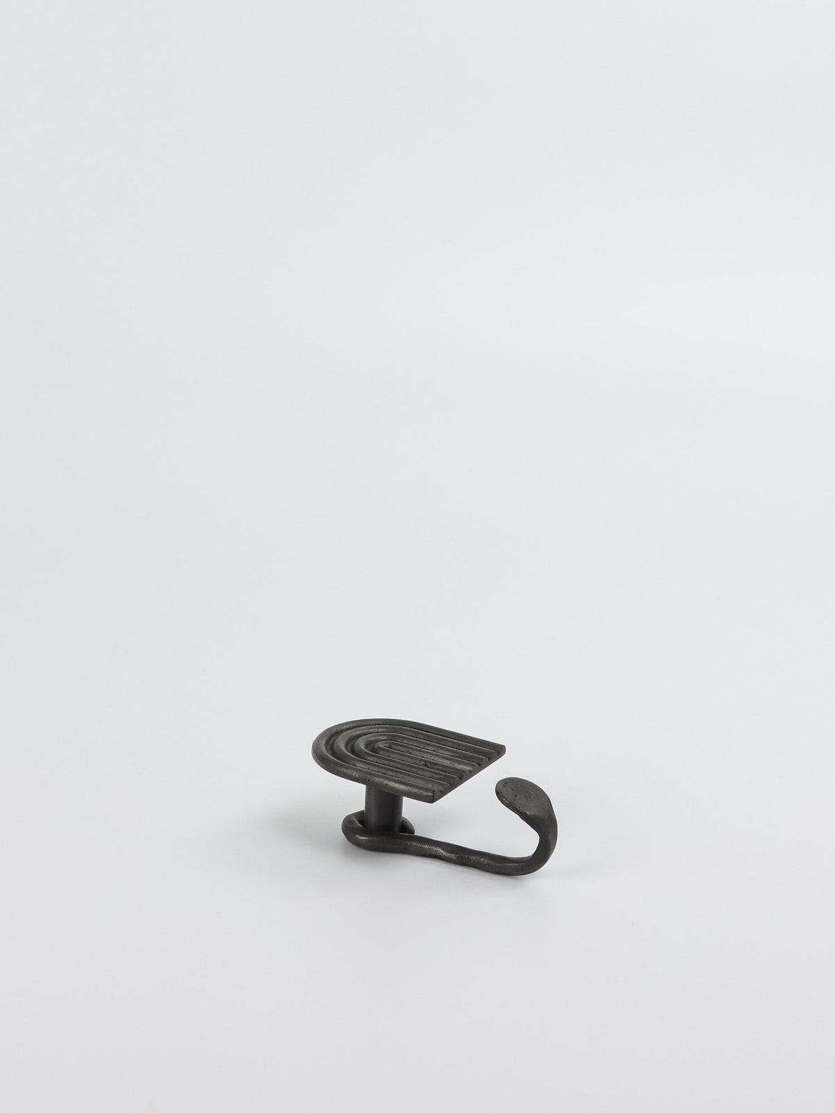 wall hook carbon black finish