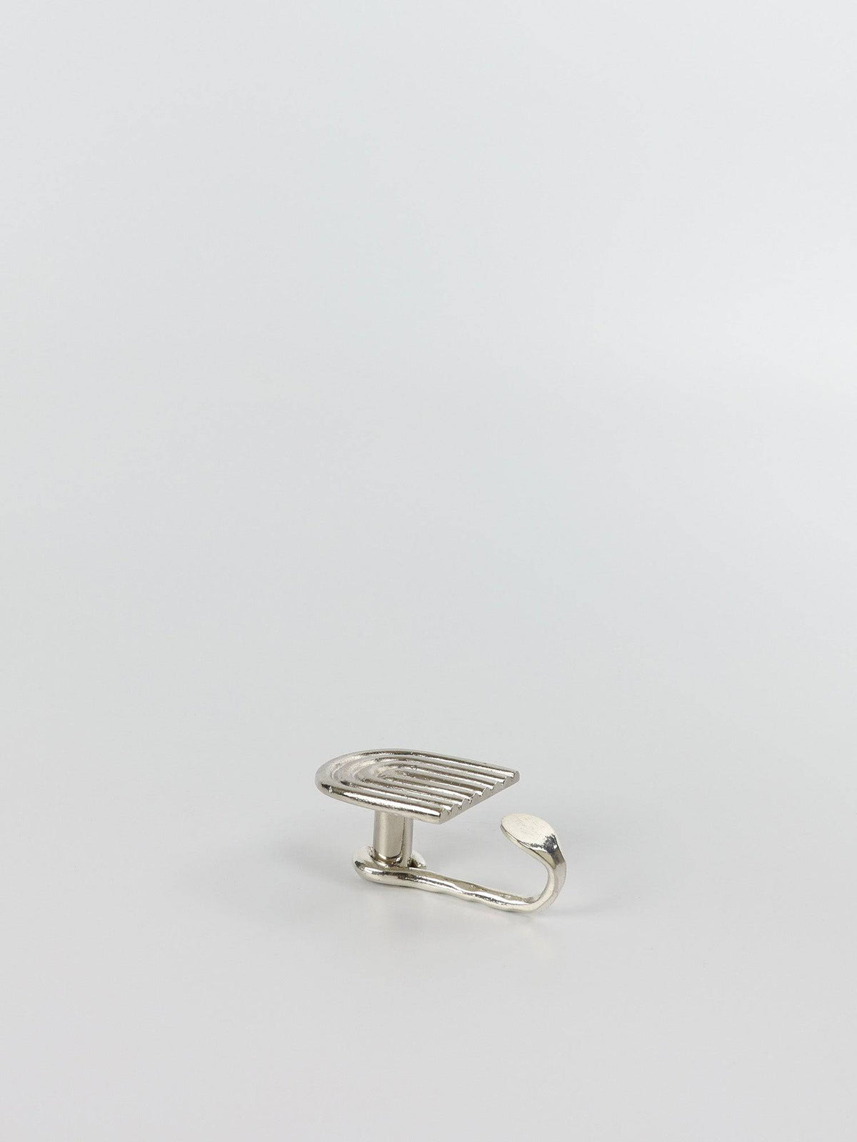 wall hook polished nickel finish