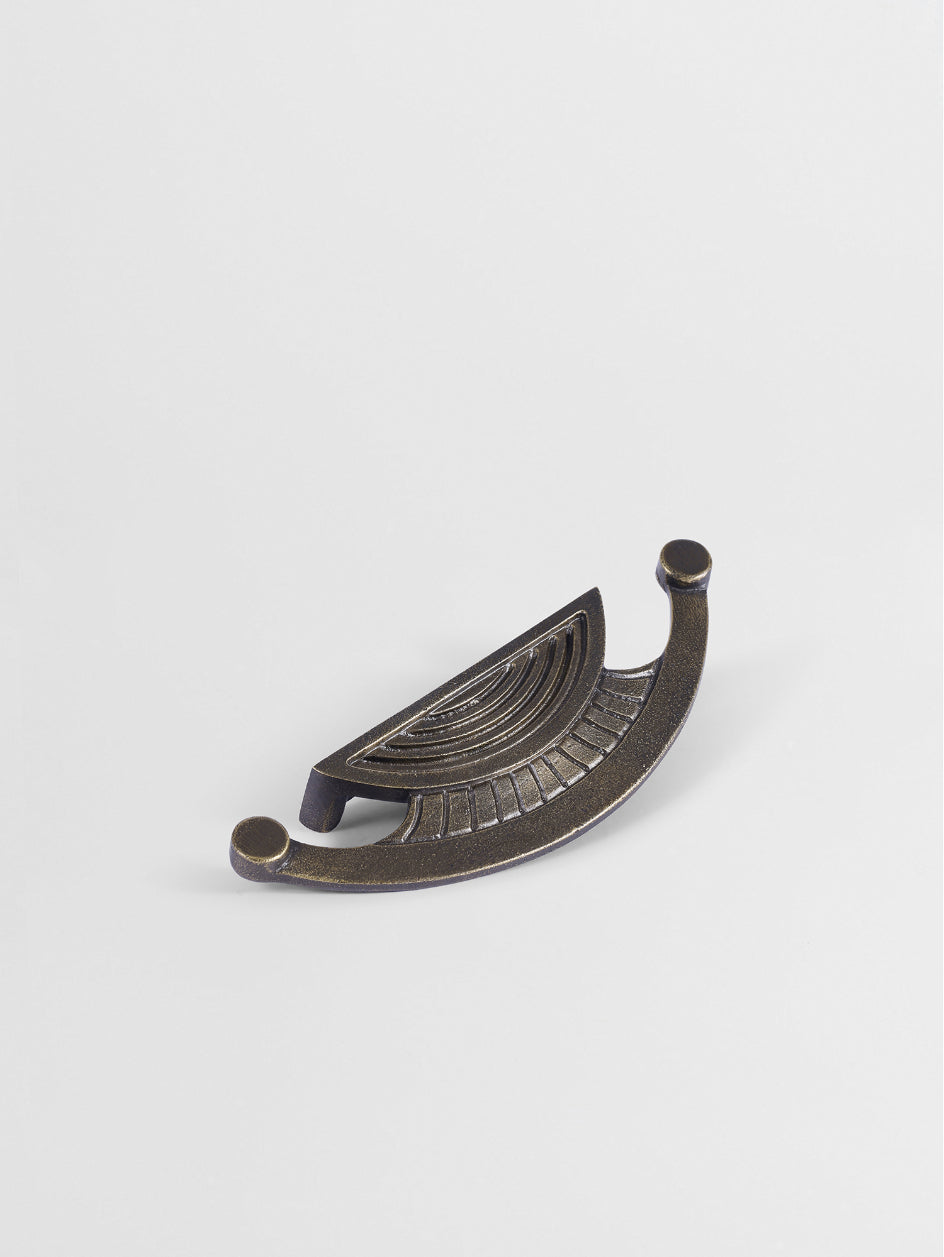 BRASS CABINET PULL Forme N°10 - Centers 3.15″ in Bronze finish | Mi&Gei