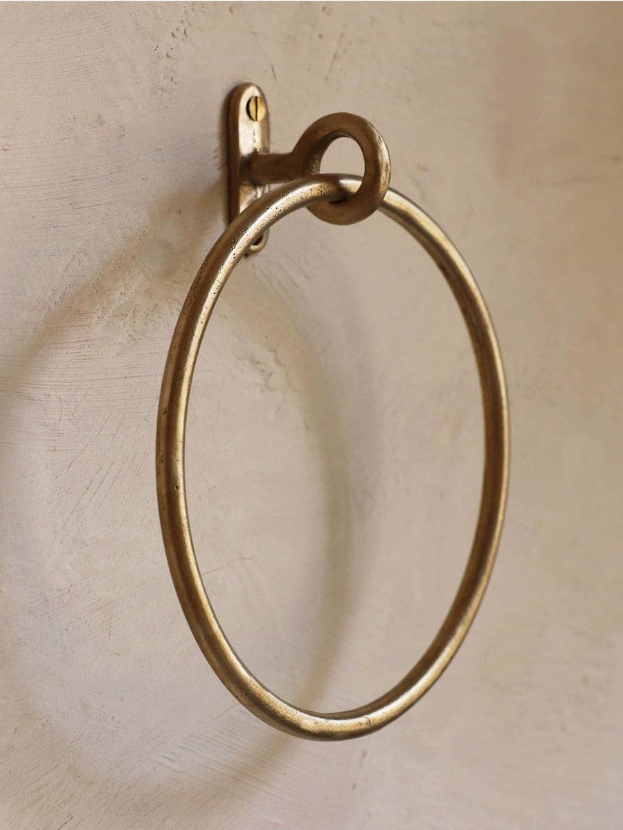 Luxury TOWEL HANGER Forme N°13 | Mi&Gei Hardware Design Studio | Solid Brass