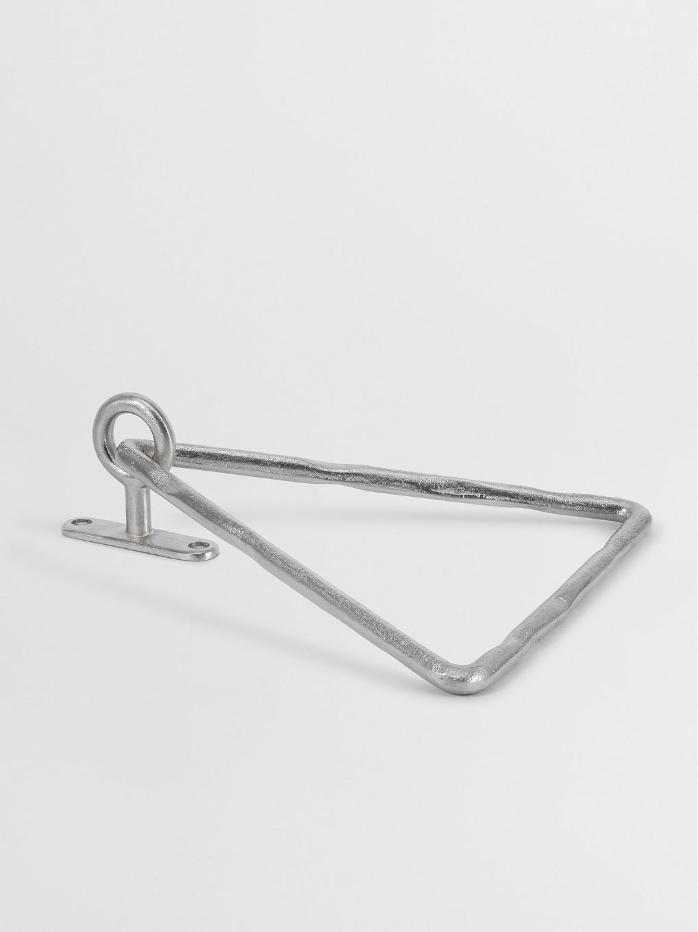 Artisan BRASS TOWEL HANGER Forme N°14 in Nickel finish | Mi&Gei