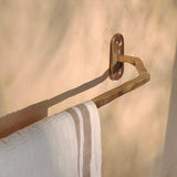 luxury bar towel hanger bronze finish