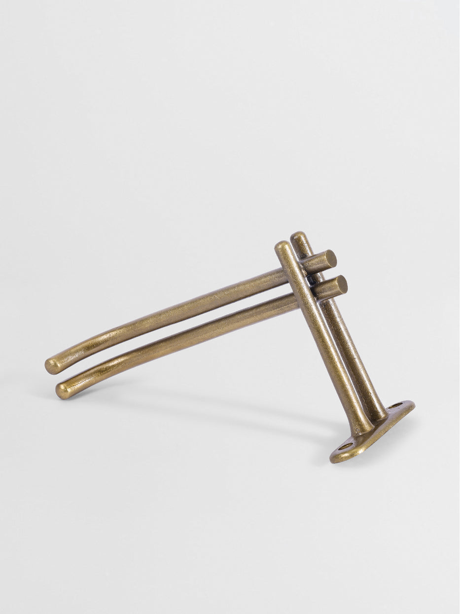 TOILET PAPER ROLL HOLDER Forme N°17 in Bronze finish | Mi&Gei