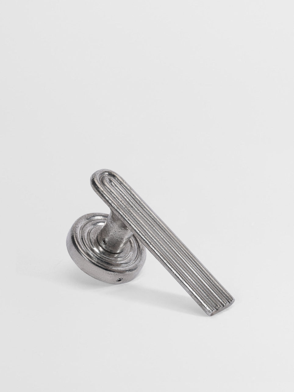 DUMMY DOOR HANDLE Forme N°18 in Nickel finish | Mi&Gei