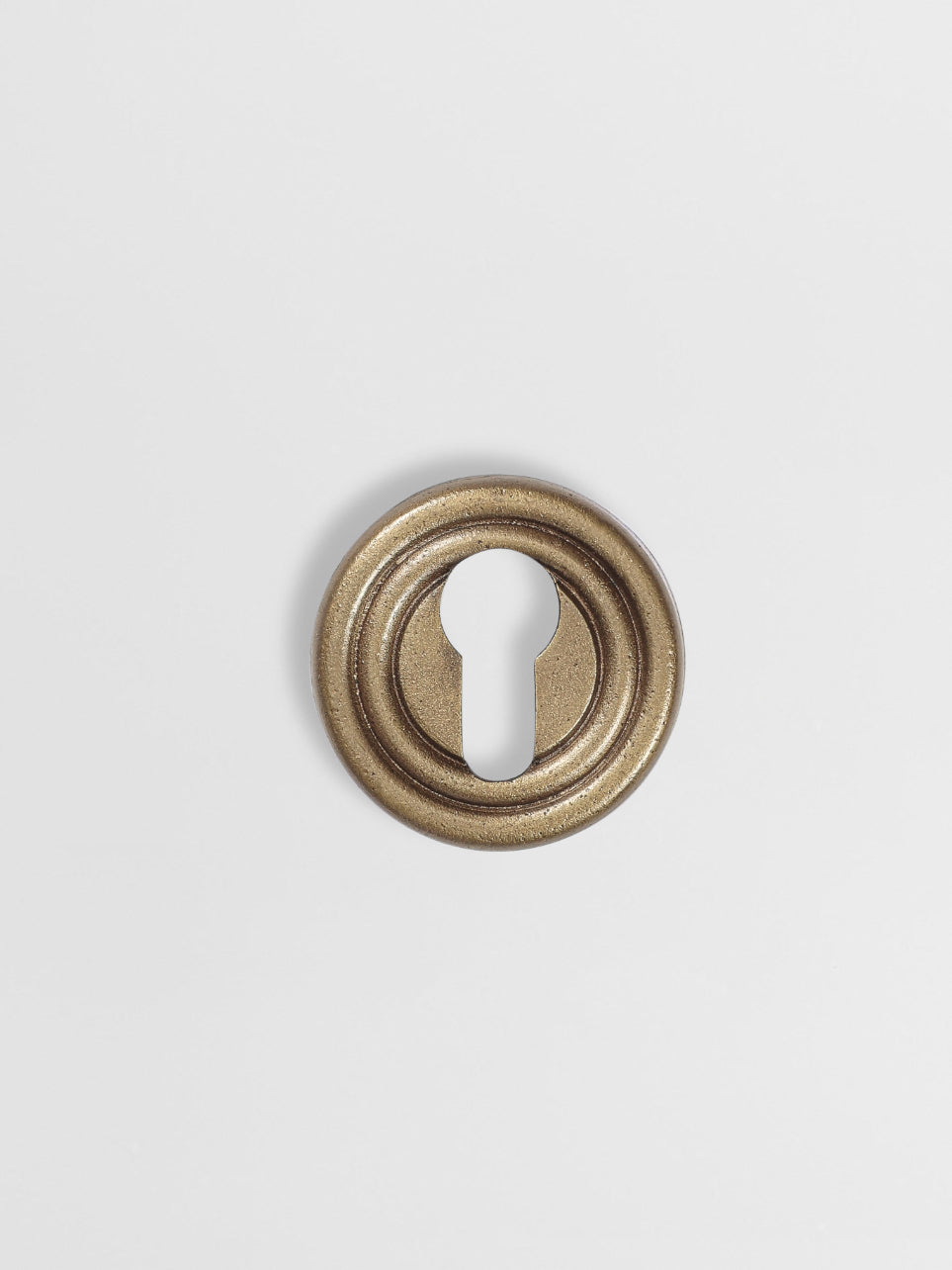 KEY ESCUTCHEON Y Forme N18- Euro Cylinder in Champagne Bronze finish | Mi&Gei