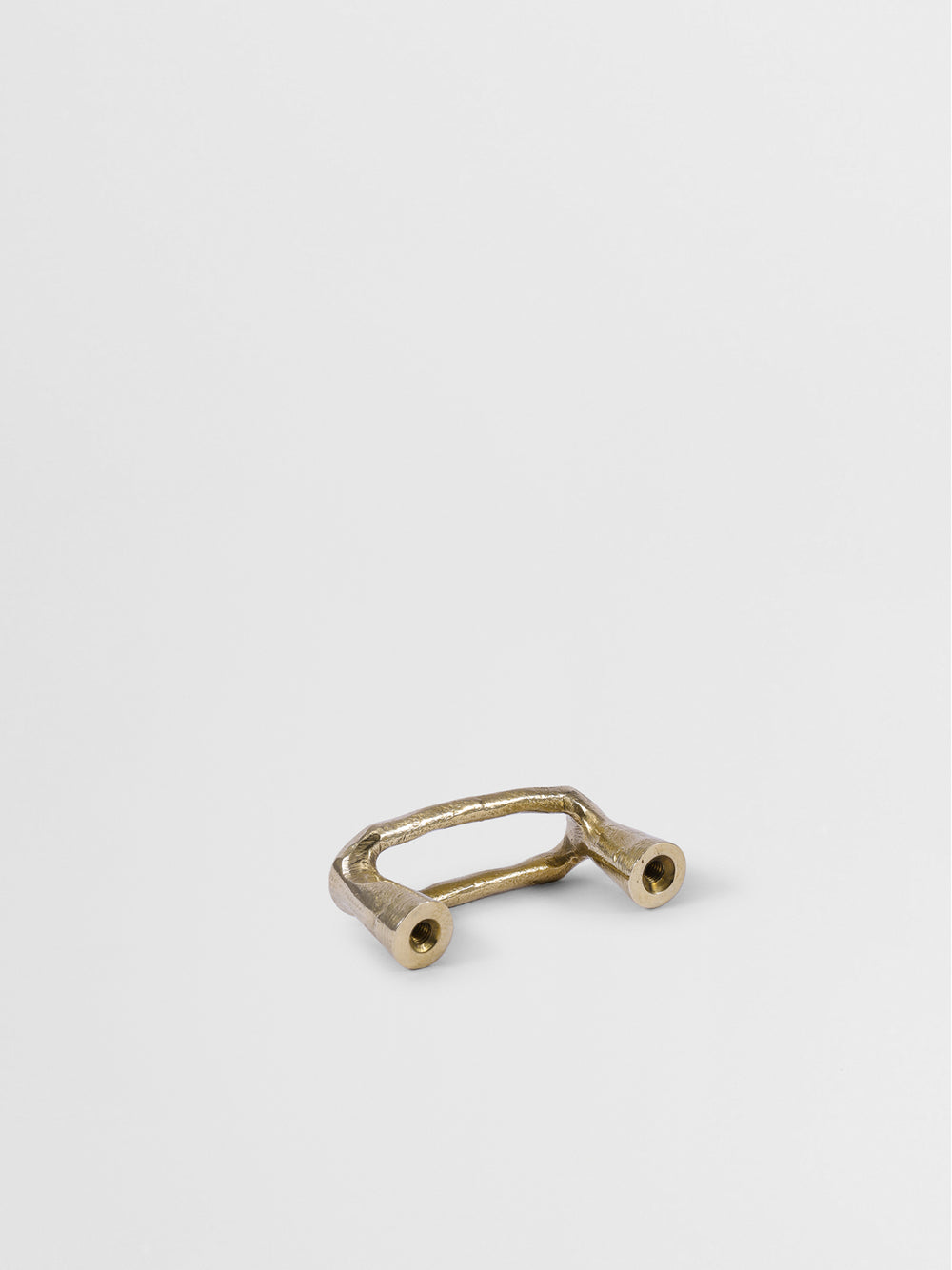 CABINET AND DRAWER PULL Forme N°21 - Centers 1.8″ in Brass finish | Mi&Gei