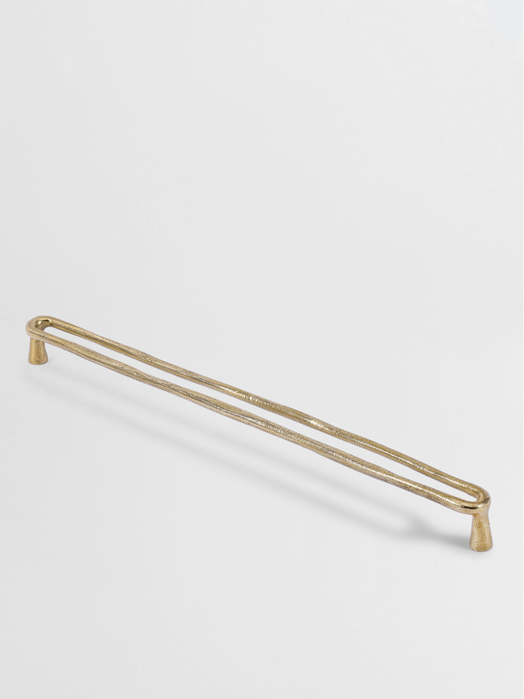 CABINET HANDLES Forme N°23 - Centers 12.4″ in Brass finish | Mi&Gei