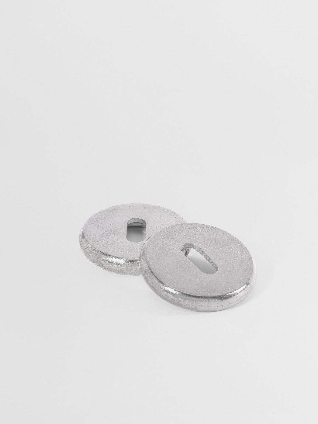 KEY ESCUTCHEON L - DOOR HANDLES N25 & N26 in Satin finish | Mi&Gei
