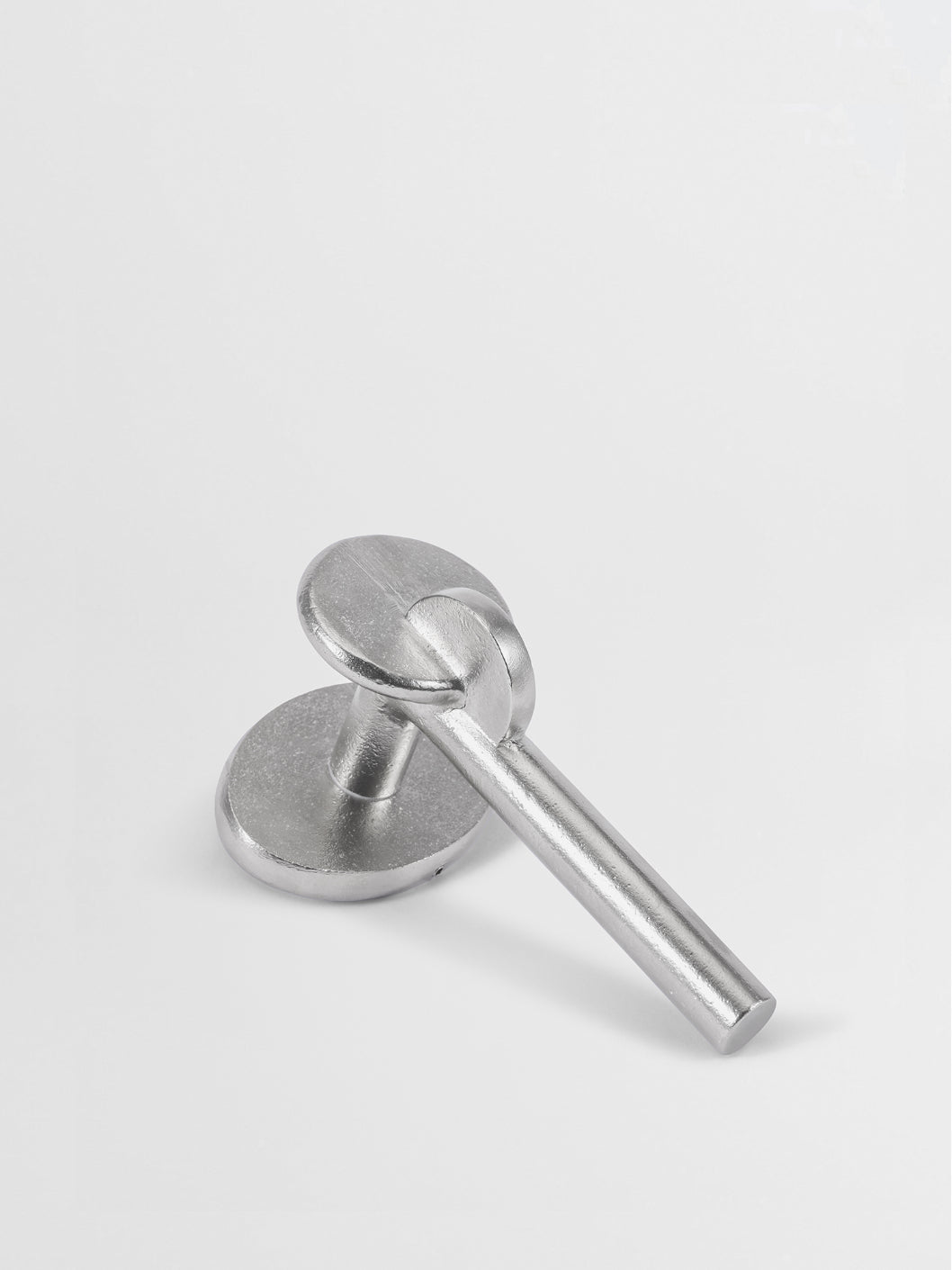 Dummy Door Handle Forme N°26 in Nickel finish | Mi&Gei
