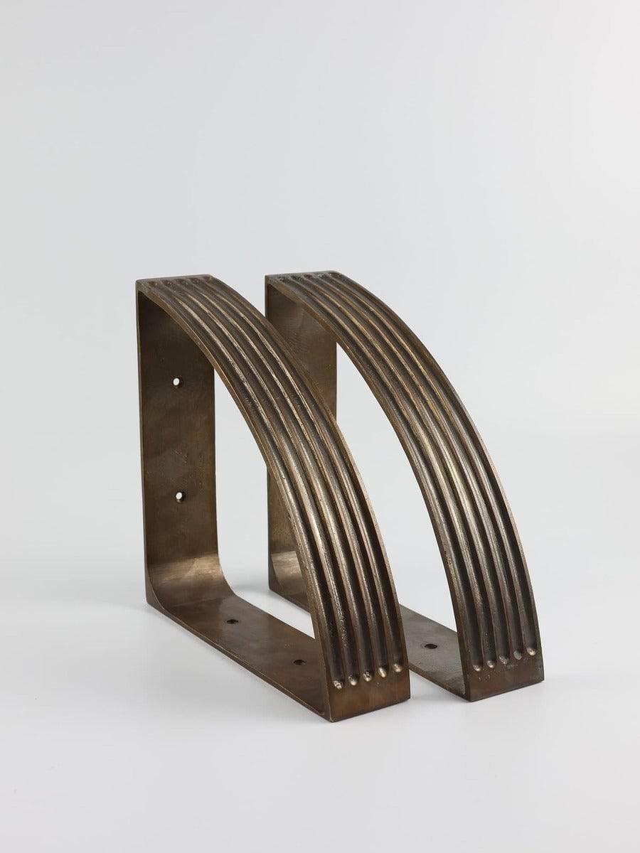 Shelf Bracket Set Of 2 Bronze Finish
