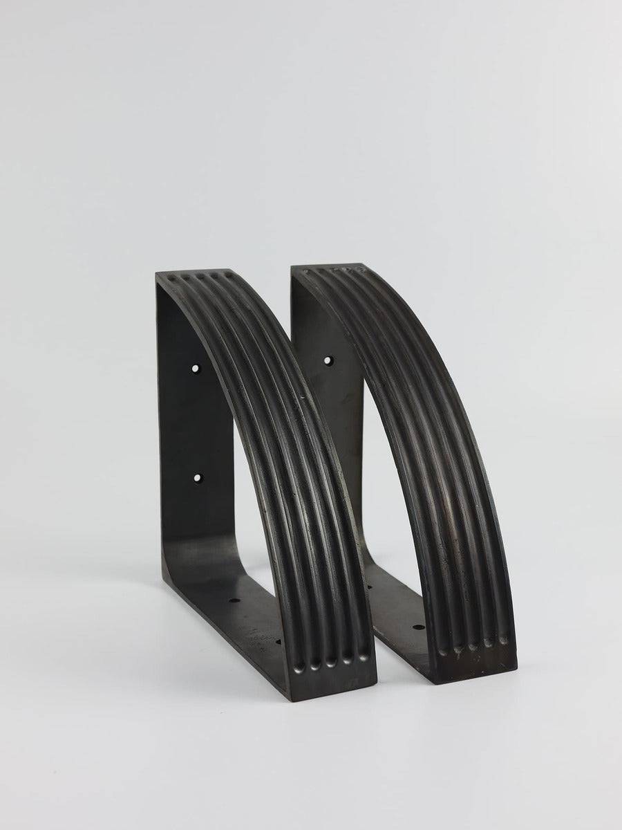 Shelf Bracket Set OF 2 Carbon Black Finish