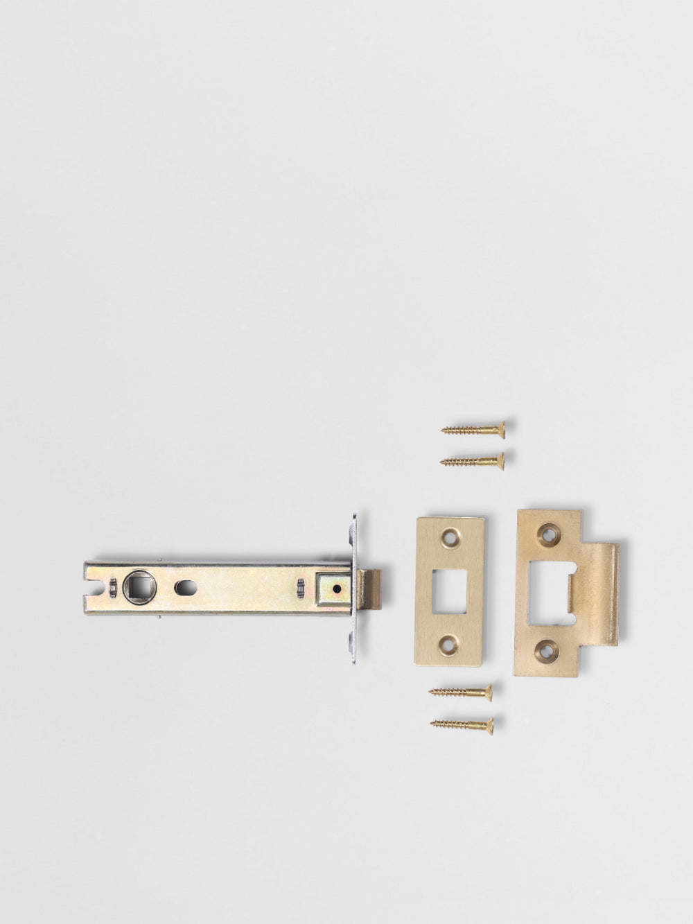 Tubular Spring Latch – 82mm Backset for Residential Interior Doors in Brass finish | Mi&Gei