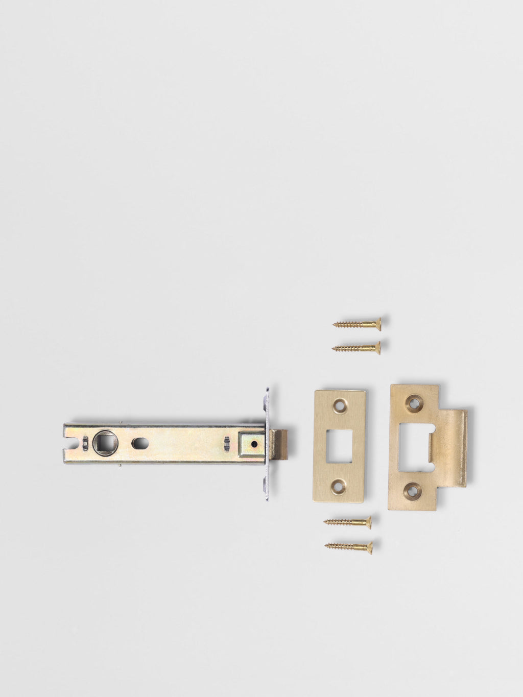 Tubular Spring Latch – 82mm Backset for Residential Interior Doors in Brass finish | Mi&Gei