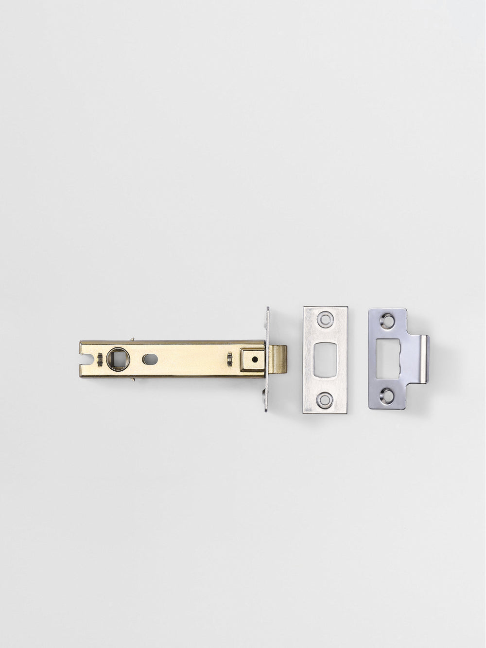Tubular Spring Latch – 82mm Backset for Residential Interior Doors in Nickel finish | Mi&Gei