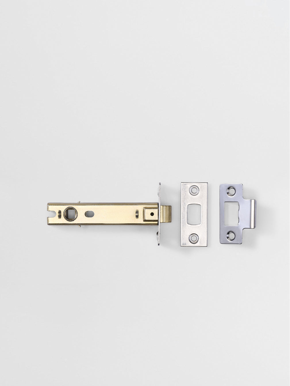Tubular Spring Latch – 82mm Backset for Residential Interior Doors in Nickel finish | Mi&Gei