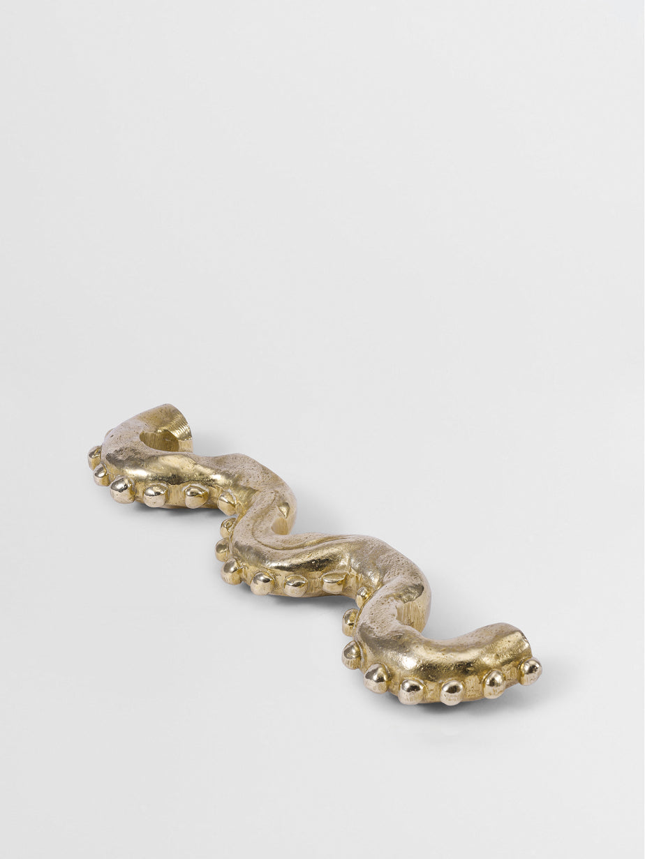 CABINET PULL LARGE FORME N°39 - Centers 5.4″ in Brass finish | Mi&Gei
