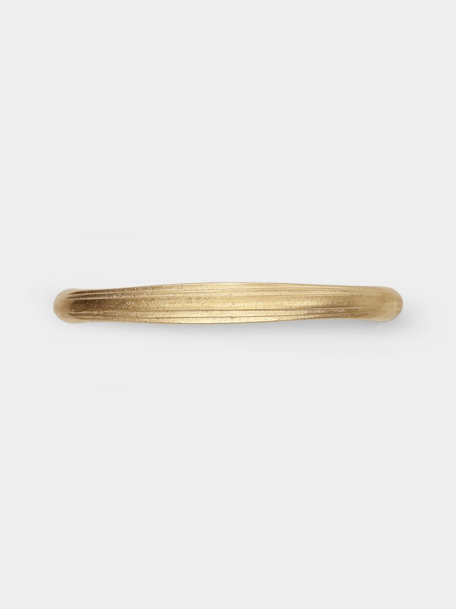 Art Deco Geometric Brass Drawer Pull · Large