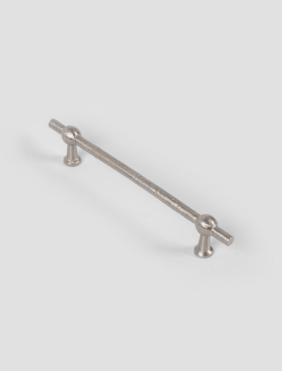 Art Deco Textured Brass Drawer Pull · Medium