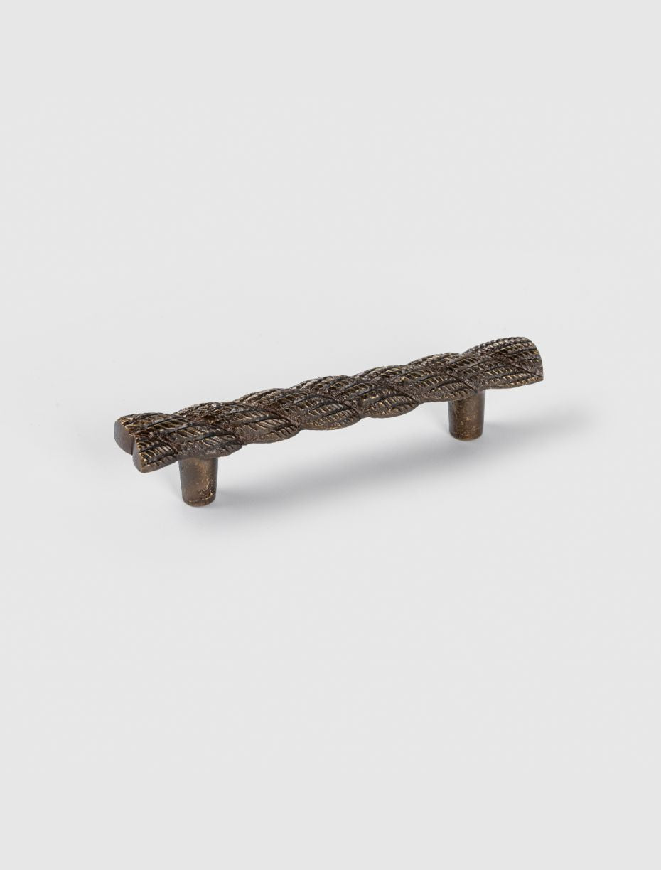 Poignée de tiroir Art déco français en laiton