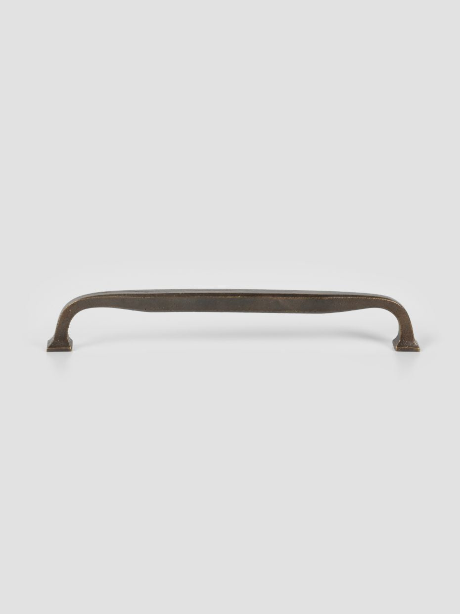Modernist Architectural Brass Drawer Pull · Large