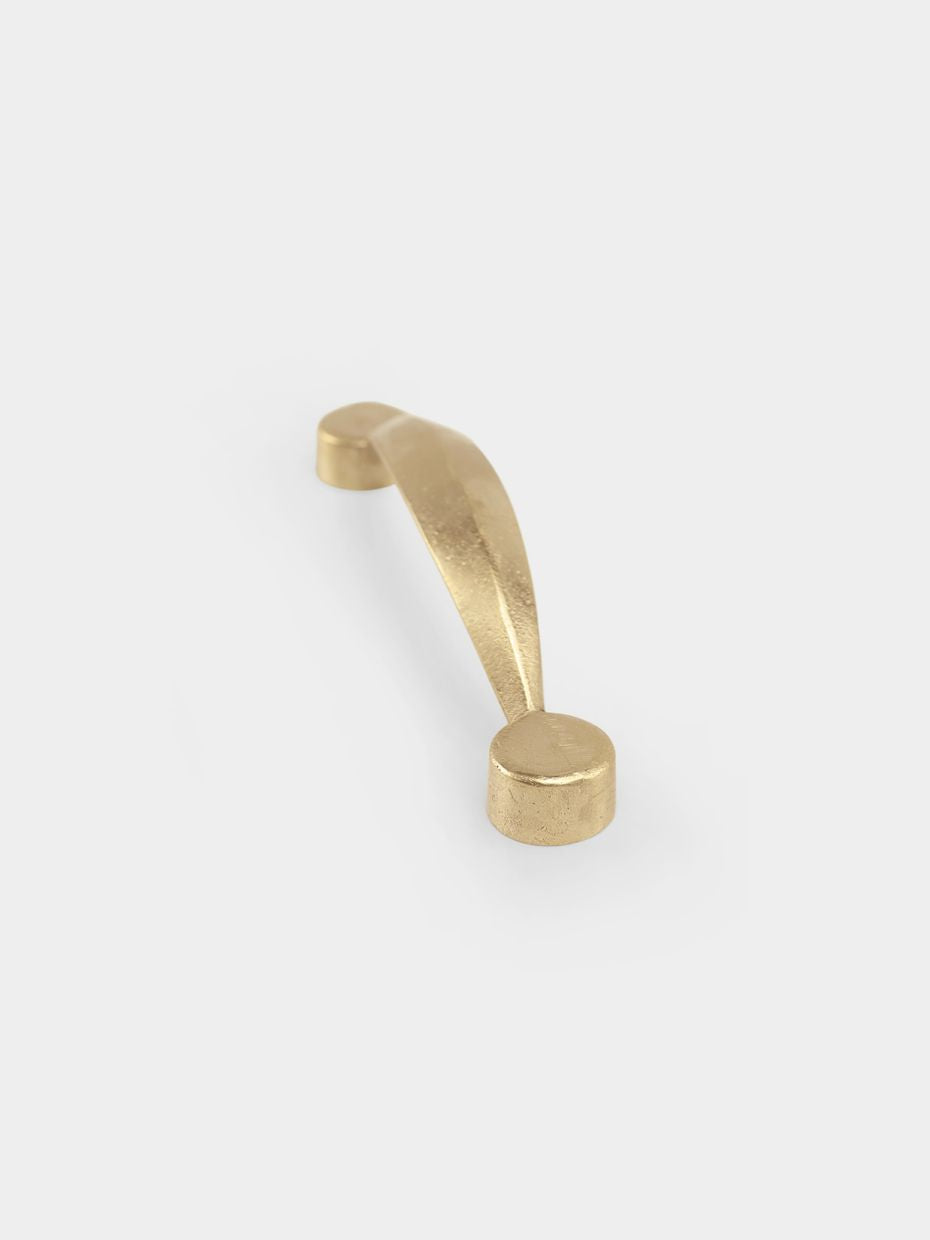 Art Deco Graphic Brass Drawer Pull