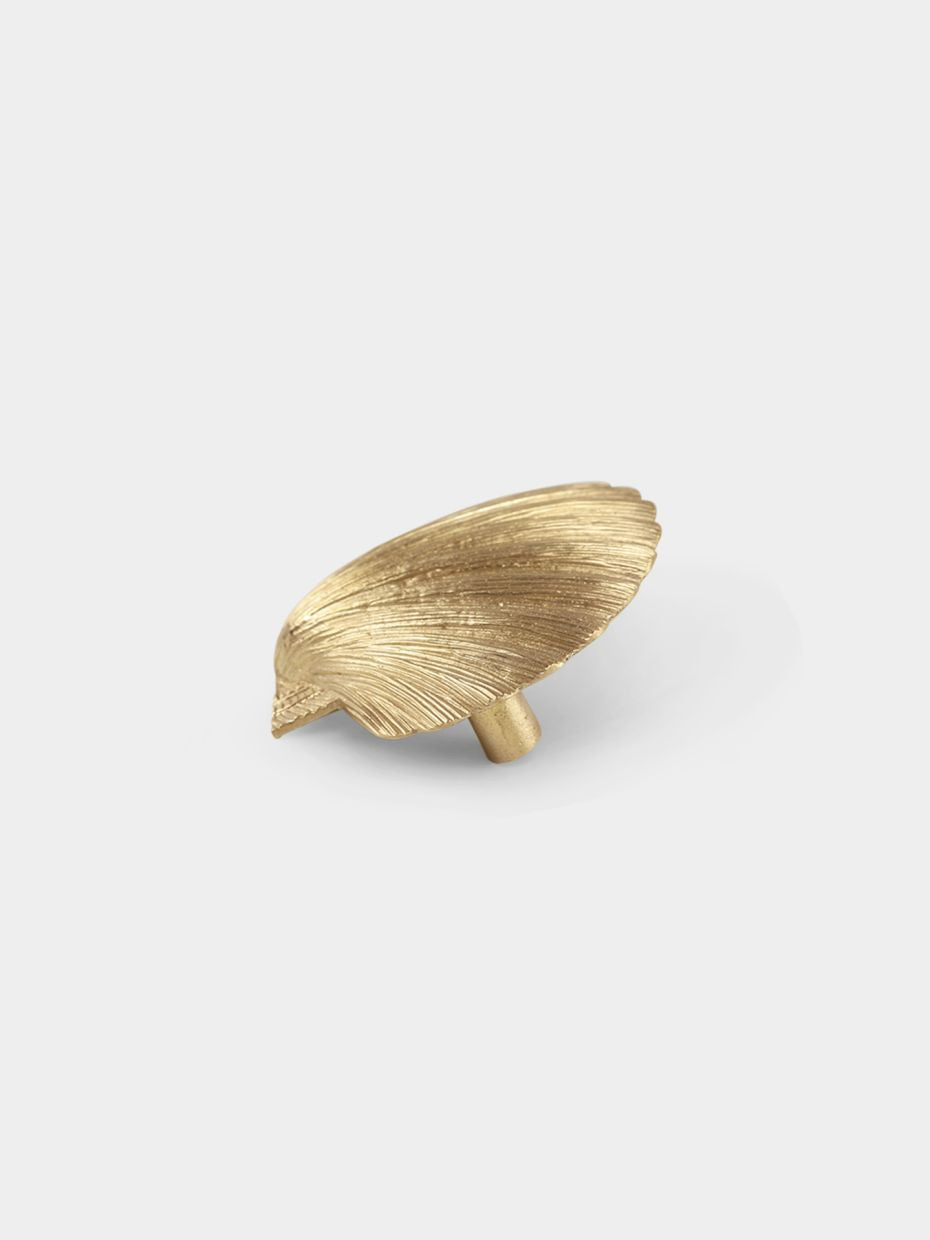 Shell-Inspired Solid Brass Door Knocker