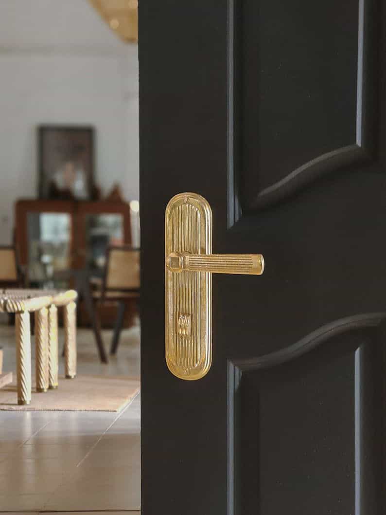PRIVACY DOOR LEVER SET Forme N28 - Mi&Gei Hardware Design Studio