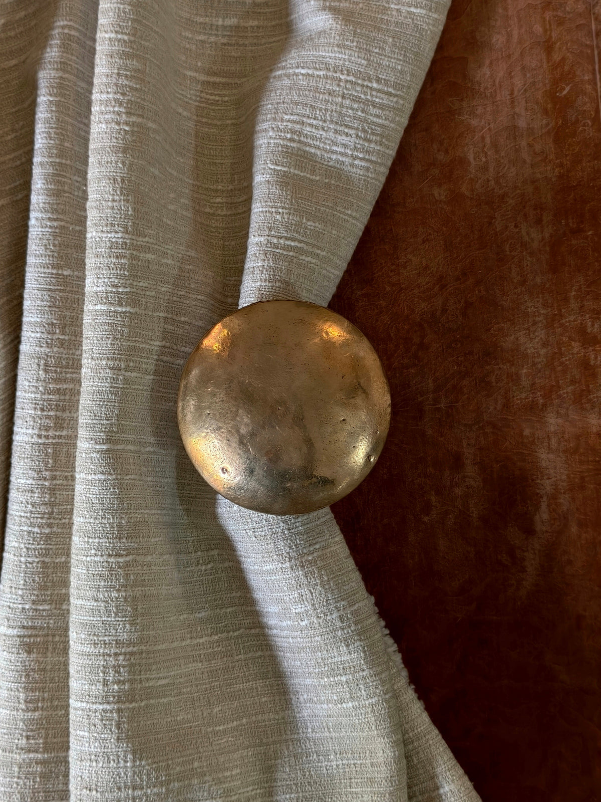 Brass Curtain Tie Back