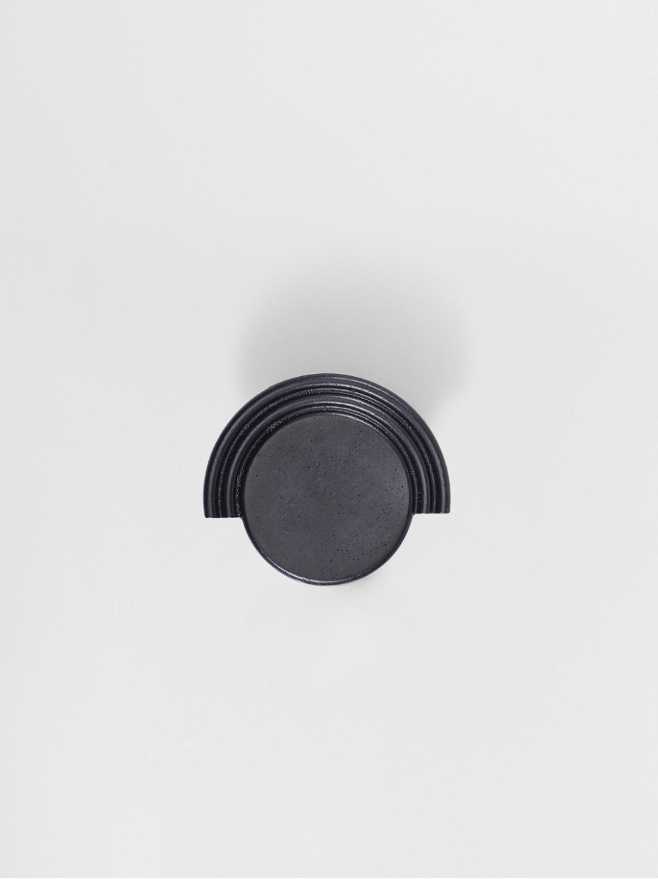 CURTAIN TIE BACK N05 in Carbon Black finish | Mi&Gei
