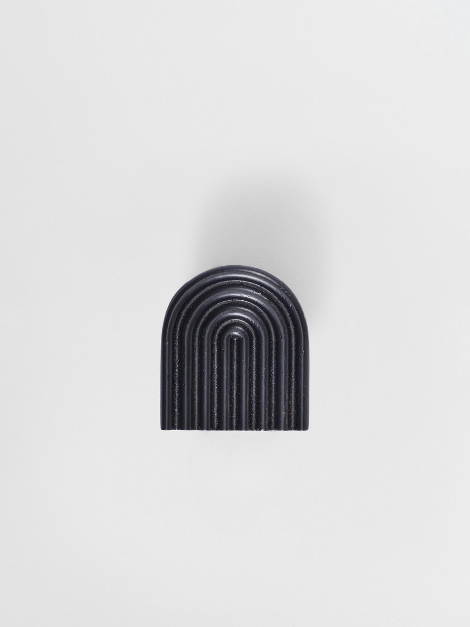 CURTAIN TIE BACK N09 in Carbon Black finish | Mi&Gei