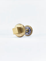 Privacy Thumbturn for Brass Door Lever