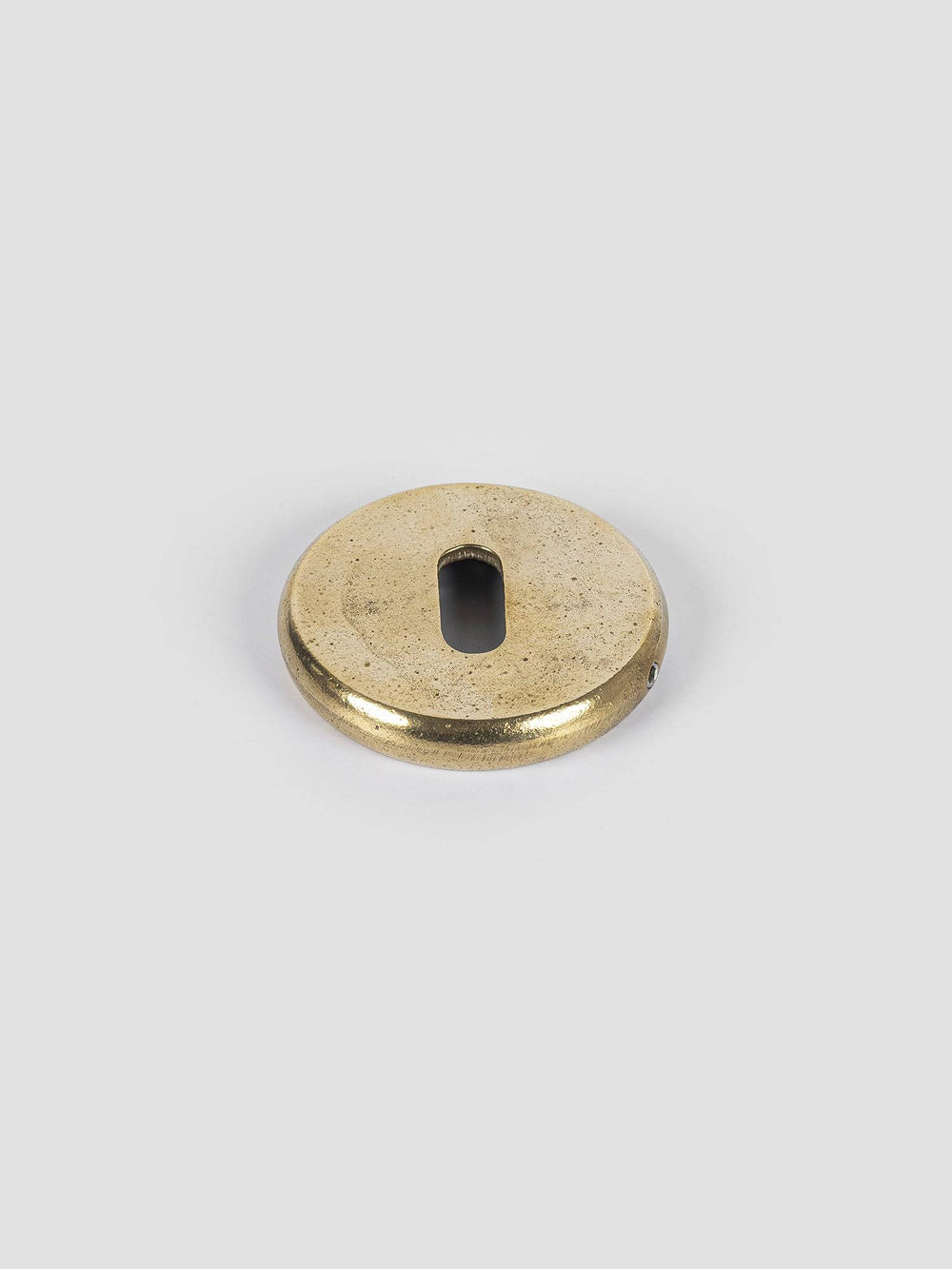 KEY ESCUTCHEON L - DOOR HANDLES N25 & N26 in Brass finish | Mi&Gei