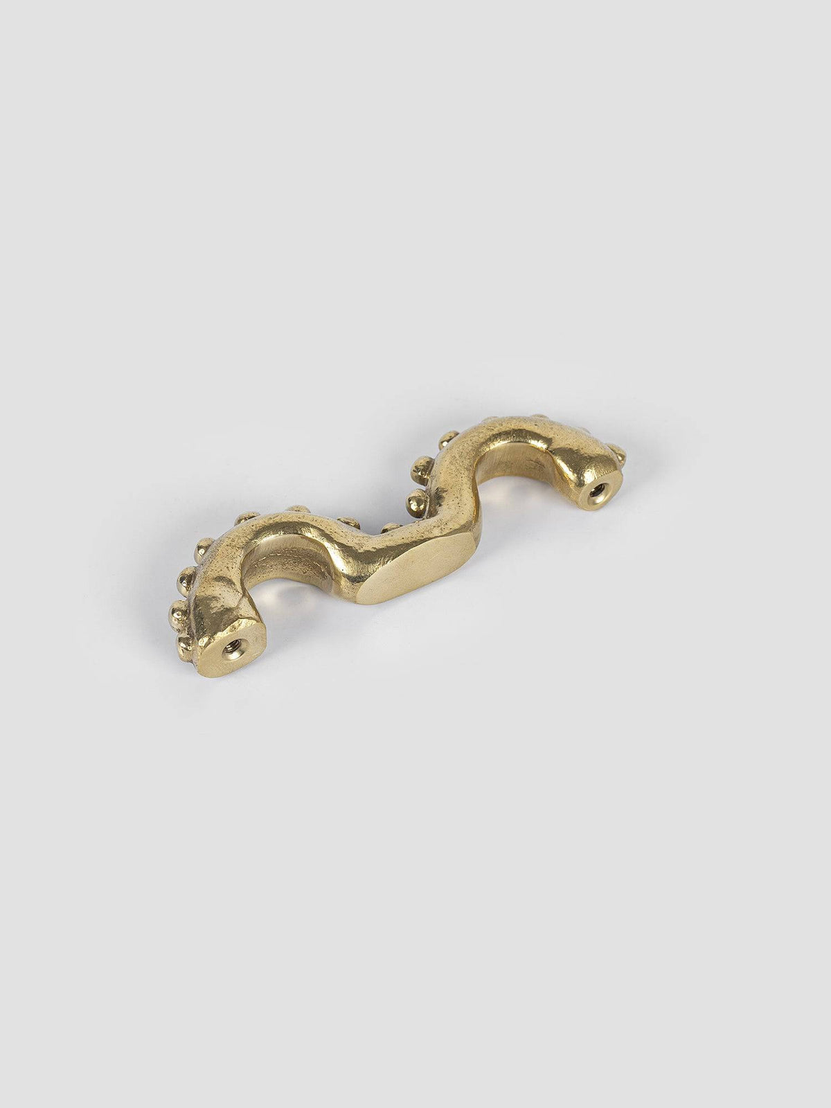 CABINET PULL MEDIUM N°38 - Centers 3.4″ in Brass finish | Mi&Gei