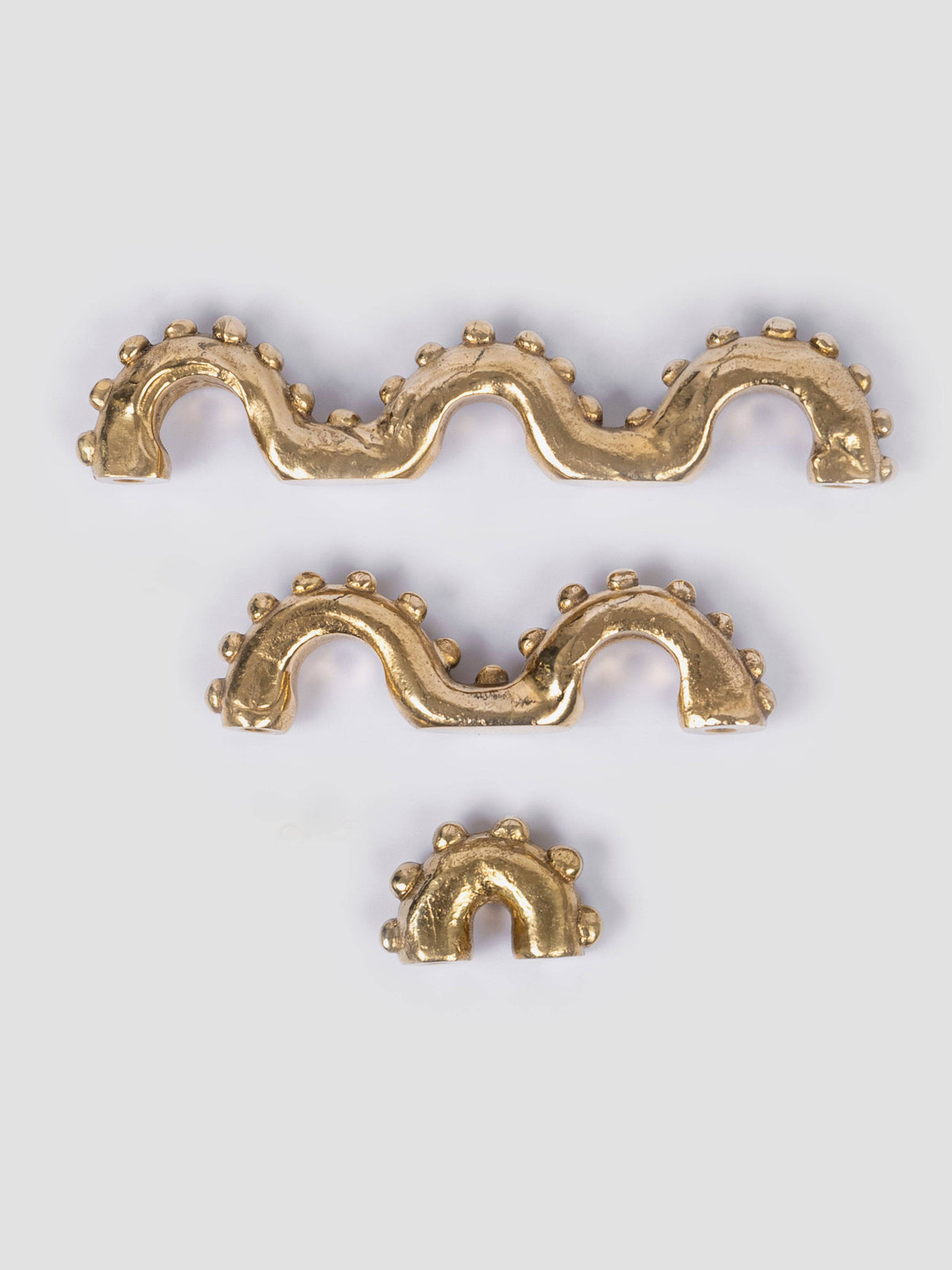 CABINET PULL MEDIUM N°38 - Centers 3.4″ in Brass finish | Mi&Gei