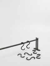 s hooks for kitchen rails carbon black finish