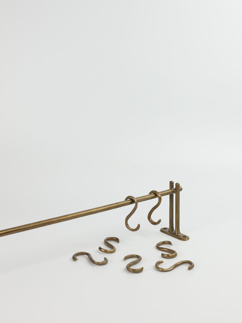 s hooks for kitchen rails bronze finish