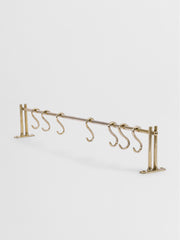 KITCHEN HANGING RAILS 24″ Forme N°01 in Brass finish | Mi&Gei