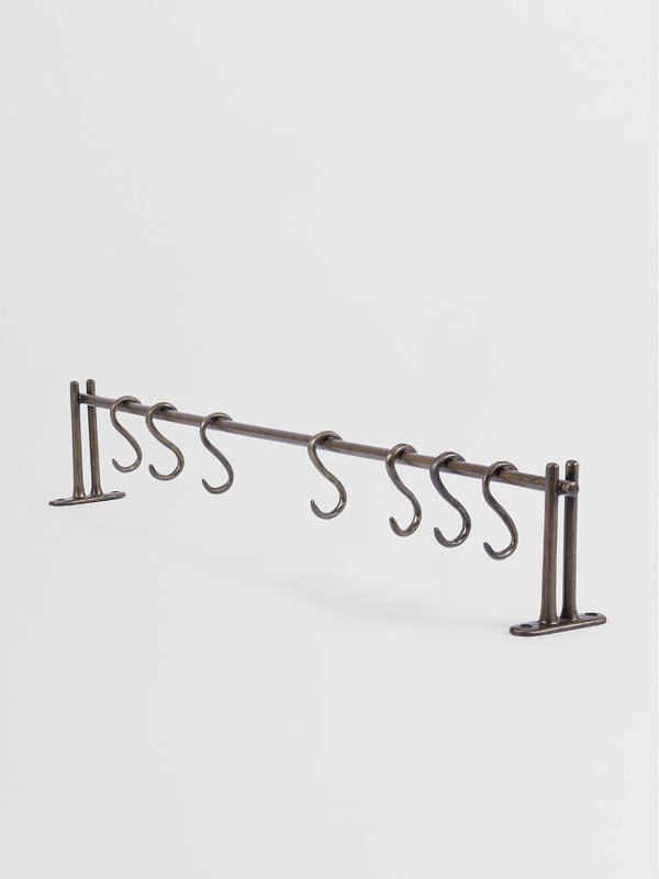 Kitchen Hanging Rails Brass Finish
