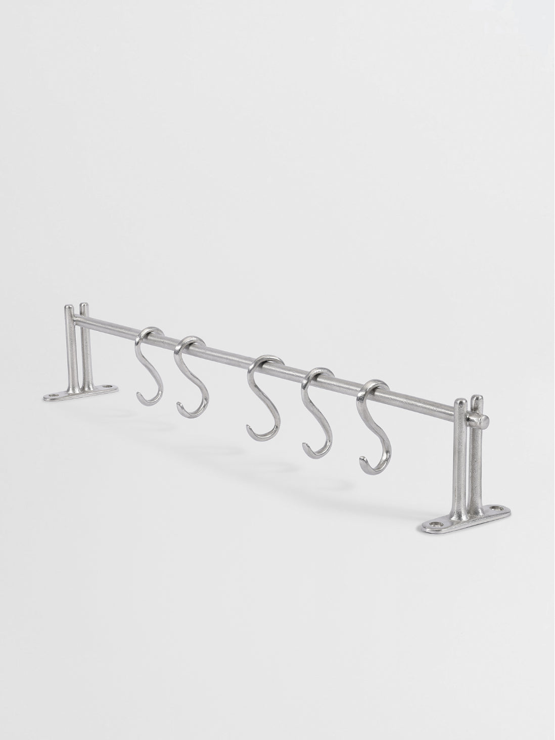 KITCHEN HANGING RAILS 18″ N°01 in Nickel finish | Mi&Gei