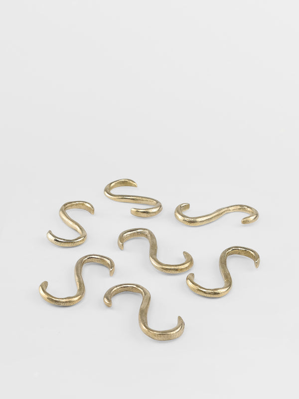 S Hooks for kitchen rails