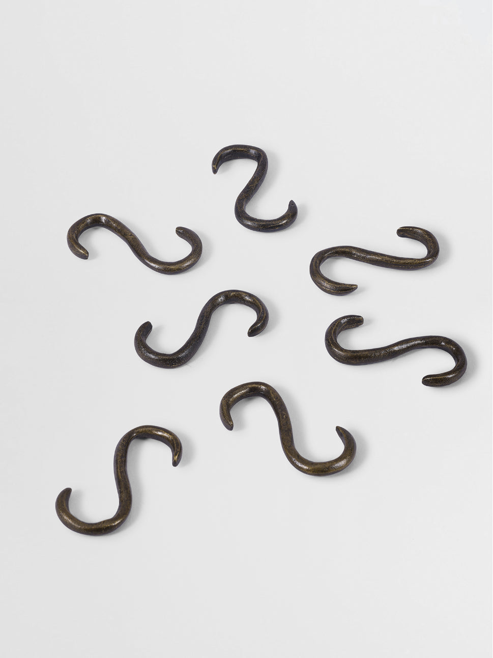 S-Hooks For Kitchen Rails N02 in Bronze finish | Mi&Gei