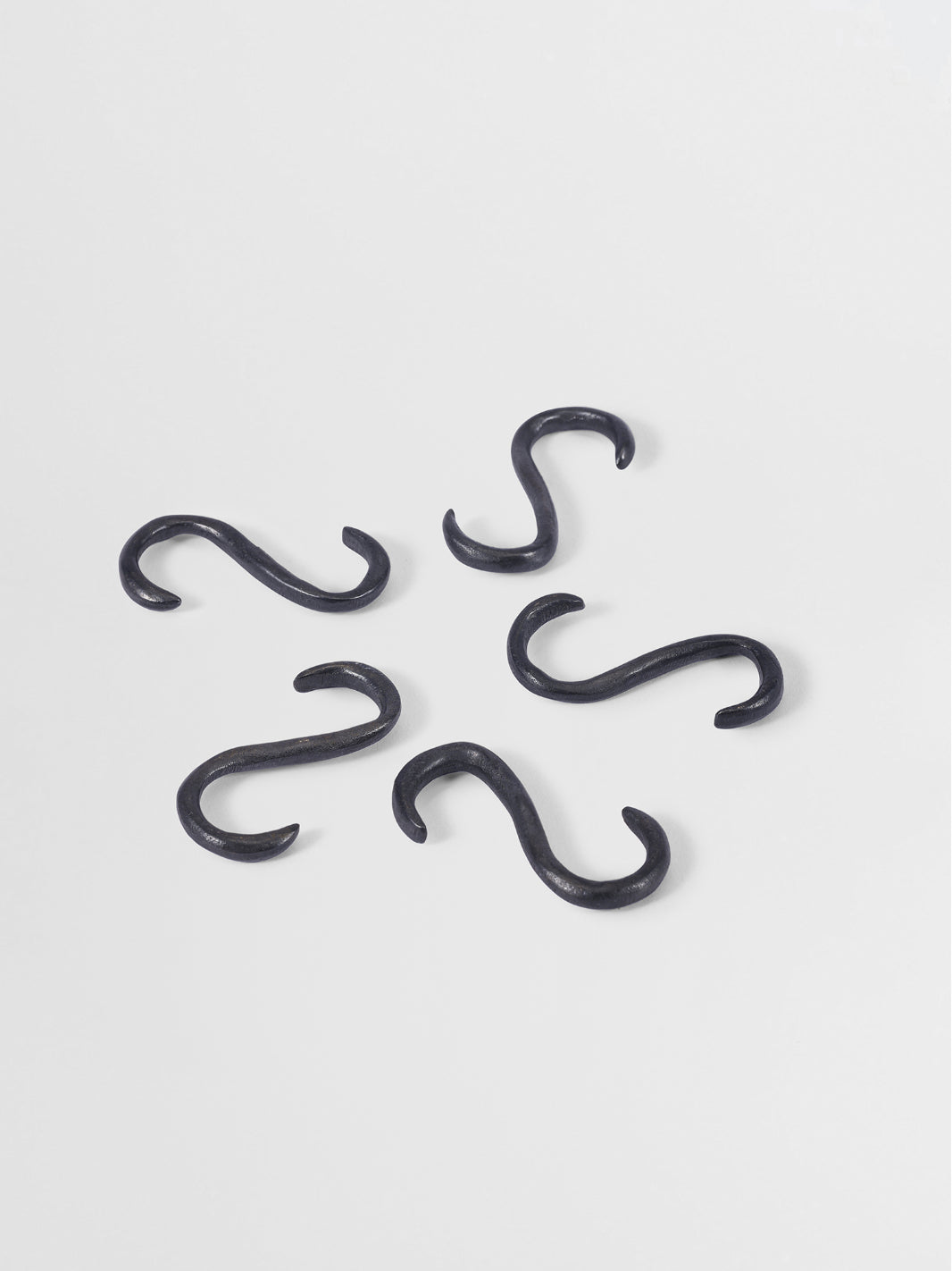 S-Hooks For Kitchen Rails N02 in Carbon Black finish | Mi&Gei