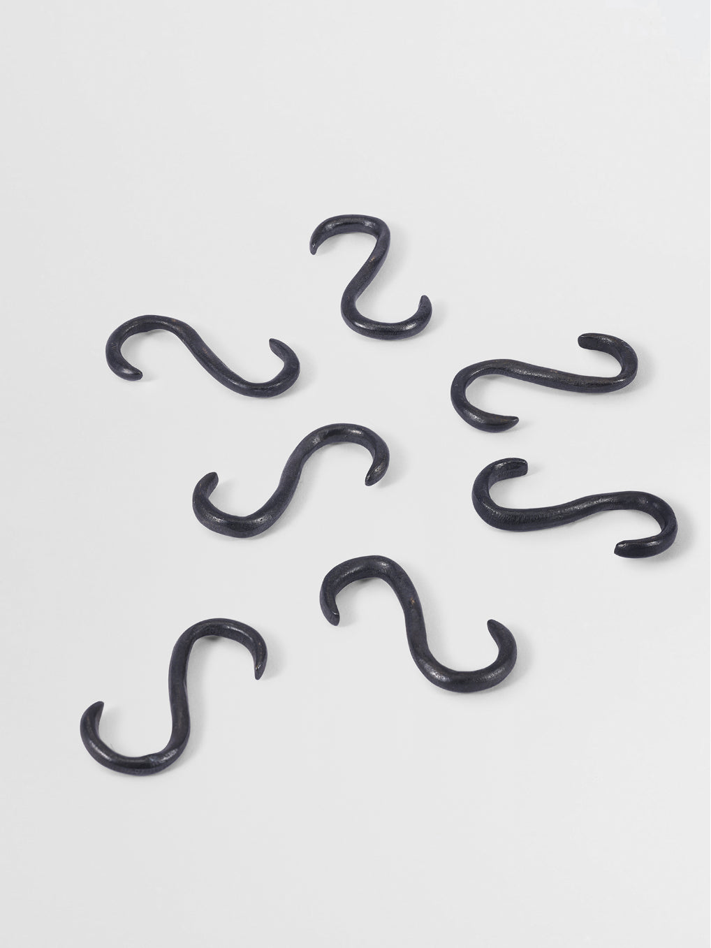 S-Hooks For Kitchen Rails N02 in Carbon Black finish | Mi&Gei